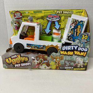 Brand New Uggly's Pet Shop Dirty Dog Wash Van